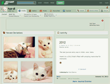 Tablet Screenshot of hye-di.deviantart.com
