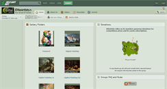 Desktop Screenshot of eliteartists.deviantart.com