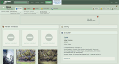 Desktop Screenshot of dokk.deviantart.com