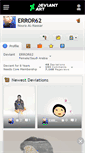 Mobile Screenshot of error62.deviantart.com