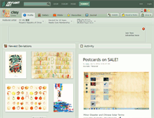 Tablet Screenshot of cissy.deviantart.com