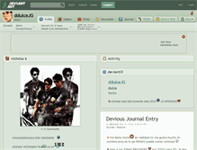 Tablet Screenshot of ddulcejg.deviantart.com