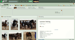 Desktop Screenshot of lovergil.deviantart.com