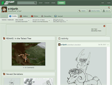 Tablet Screenshot of e-hjorth.deviantart.com