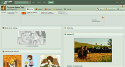 Desktop Screenshot of frodo-x-sam-club.deviantart.com