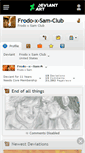 Mobile Screenshot of frodo-x-sam-club.deviantart.com
