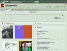 Tablet Screenshot of deep-expressions.deviantart.com