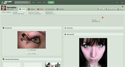 Desktop Screenshot of karmakiss.deviantart.com