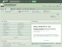 Tablet Screenshot of beliveinmydreams.deviantart.com