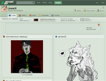 Tablet Screenshot of lineartt.deviantart.com