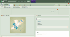 Desktop Screenshot of m0nica.deviantart.com