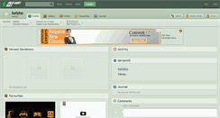 Desktop Screenshot of kelzho.deviantart.com