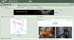 Desktop Screenshot of darksgirl120.deviantart.com