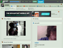 Tablet Screenshot of andeer.deviantart.com