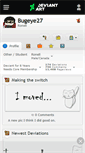 Mobile Screenshot of bugeye27.deviantart.com