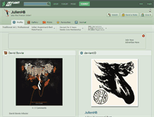 Tablet Screenshot of julienhb.deviantart.com