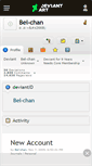 Mobile Screenshot of bel-chan.deviantart.com