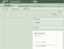 Tablet Screenshot of bel-chan.deviantart.com