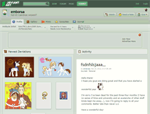 Tablet Screenshot of emboraa.deviantart.com