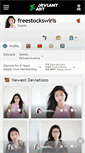 Mobile Screenshot of freestockswirls.deviantart.com