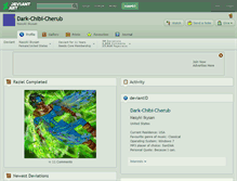 Tablet Screenshot of dark-chibi-cherub.deviantart.com