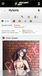 Mobile Screenshot of hysonic.deviantart.com