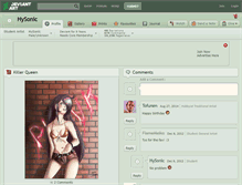 Tablet Screenshot of hysonic.deviantart.com