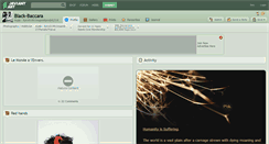 Desktop Screenshot of black-baccara.deviantart.com