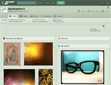 Tablet Screenshot of daydreamerx3.deviantart.com