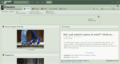 Desktop Screenshot of blackemi.deviantart.com