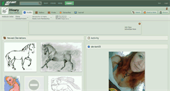 Desktop Screenshot of dileany.deviantart.com