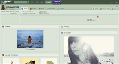 Desktop Screenshot of misspaperclip.deviantart.com