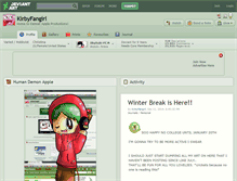 Tablet Screenshot of kirbyfangirl.deviantart.com