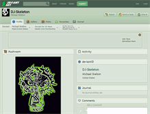 Tablet Screenshot of dj-skeleton.deviantart.com