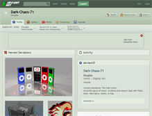 Tablet Screenshot of dark-chaos-71.deviantart.com