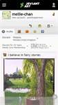 Mobile Screenshot of mellie-chan.deviantart.com