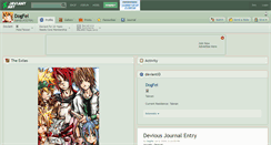 Desktop Screenshot of dogfei.deviantart.com
