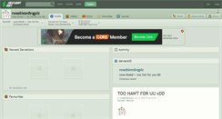 Desktop Screenshot of nosebleedingplz.deviantart.com