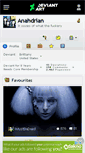 Mobile Screenshot of anahdrian.deviantart.com