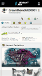 Mobile Screenshot of creamtherabbit00001.deviantart.com