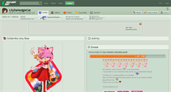 Desktop Screenshot of lilydahedgiecat.deviantart.com