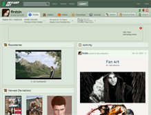 Tablet Screenshot of firstsin.deviantart.com