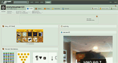 Desktop Screenshot of anonymousman123.deviantart.com