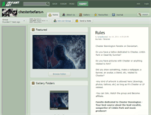 Tablet Screenshot of chesterbefans.deviantart.com