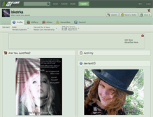 Tablet Screenshot of iskeirka.deviantart.com