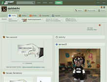 Tablet Screenshot of darklink94.deviantart.com
