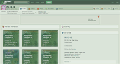 Desktop Screenshot of pk-13-12.deviantart.com