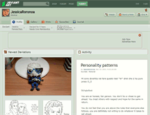 Tablet Screenshot of jessicaroronoa.deviantart.com