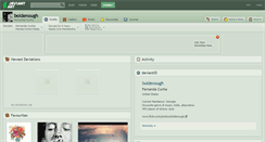Desktop Screenshot of boldenough.deviantart.com