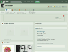 Tablet Screenshot of boldenough.deviantart.com